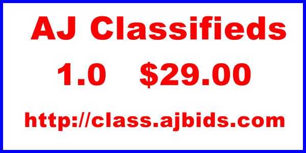 AJ Classifieds  1.0